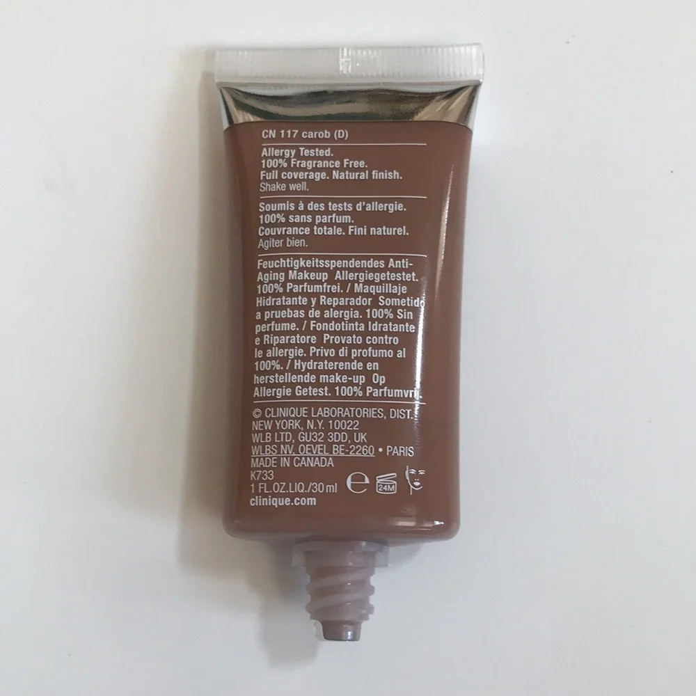 CLINIQUE Even Better Refresh Hydrating Repair Foundation Makeup Carob CN117 NIB